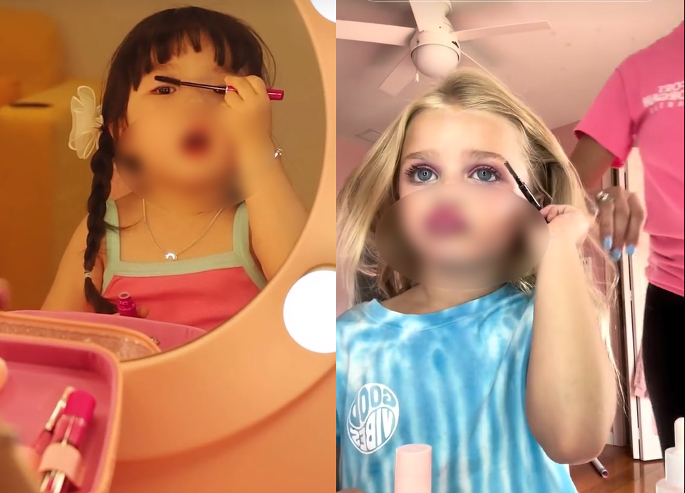 Nhiều trẻ 8-9 tuổi đã make-up điêu luyện: Từ bút chì màu đến cọ trang điểm - tuổi thơ của Gen Alpha khác biệt quá!- Ảnh 1. Nhiều trẻ 8-9 tuổi đã make-up điêu luyện: Từ bút chì màu đến cọ trang điểm - tuổi thơ của Gen Alpha khác biệt quá!- Ảnh 1.