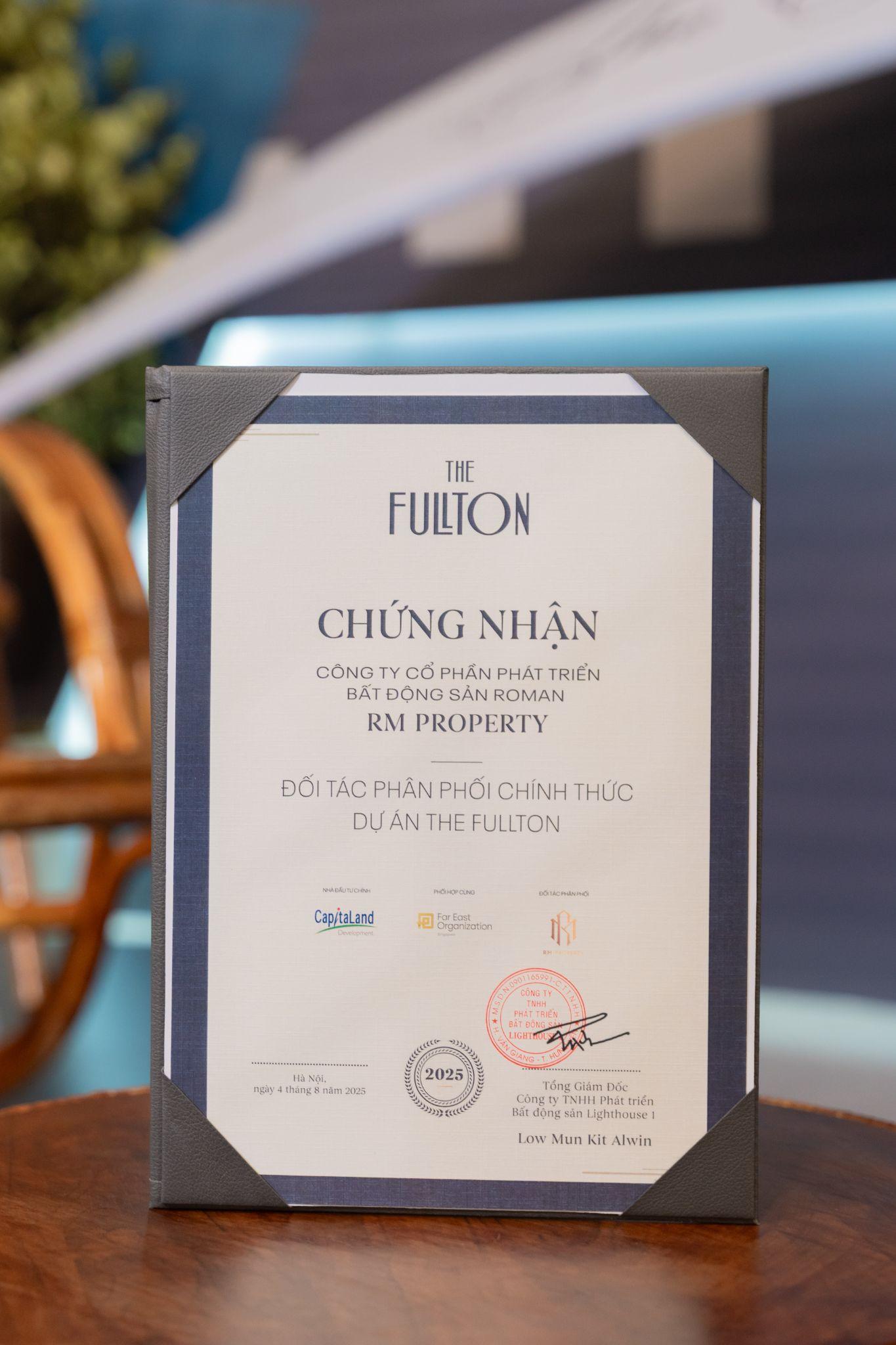 Roman Property – Nhà phân phối chiến lược dự án The Fullton của CapitaLand- Ảnh 2.