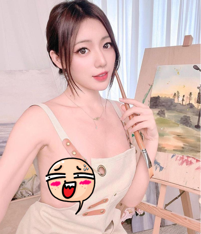 Làm quảng cáo để tuyển học viên mỹ thuật, nàng hot girl gặp sự cố trang phục, suýt thì hớ hênh- Ảnh 1.