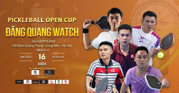 Đăng Quang Watch tạo dấu ấn với giải Pickleball đẳng cấp 2025 – Giải thưởng hơn 2 tỷ đồng- Ảnh 1.