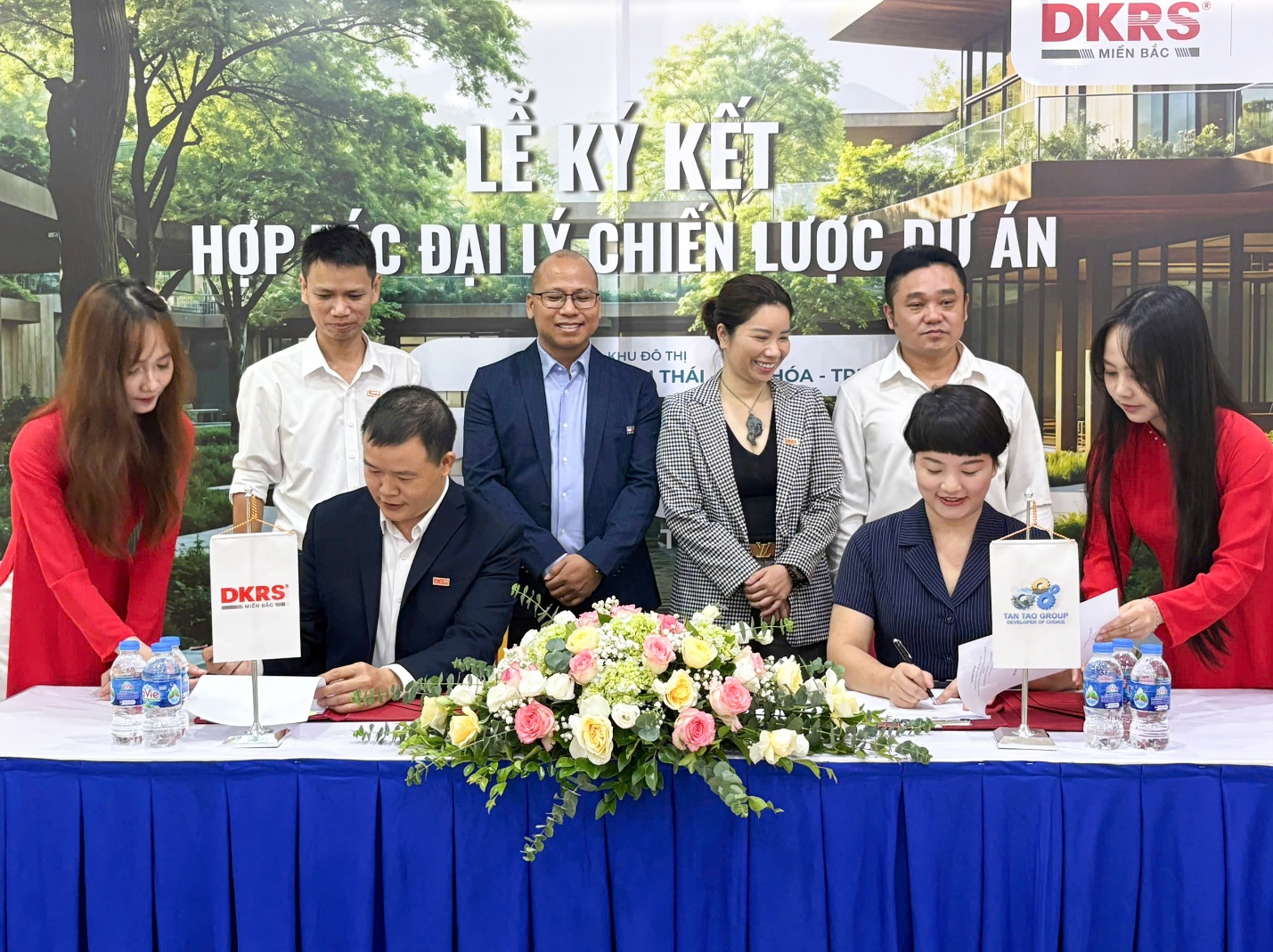 Lễ ký kết hợp tác dự án E.City Tân Đức – giữa DKRS miền Bắc & Tập đoàn Tân Tạo- Ảnh 2.