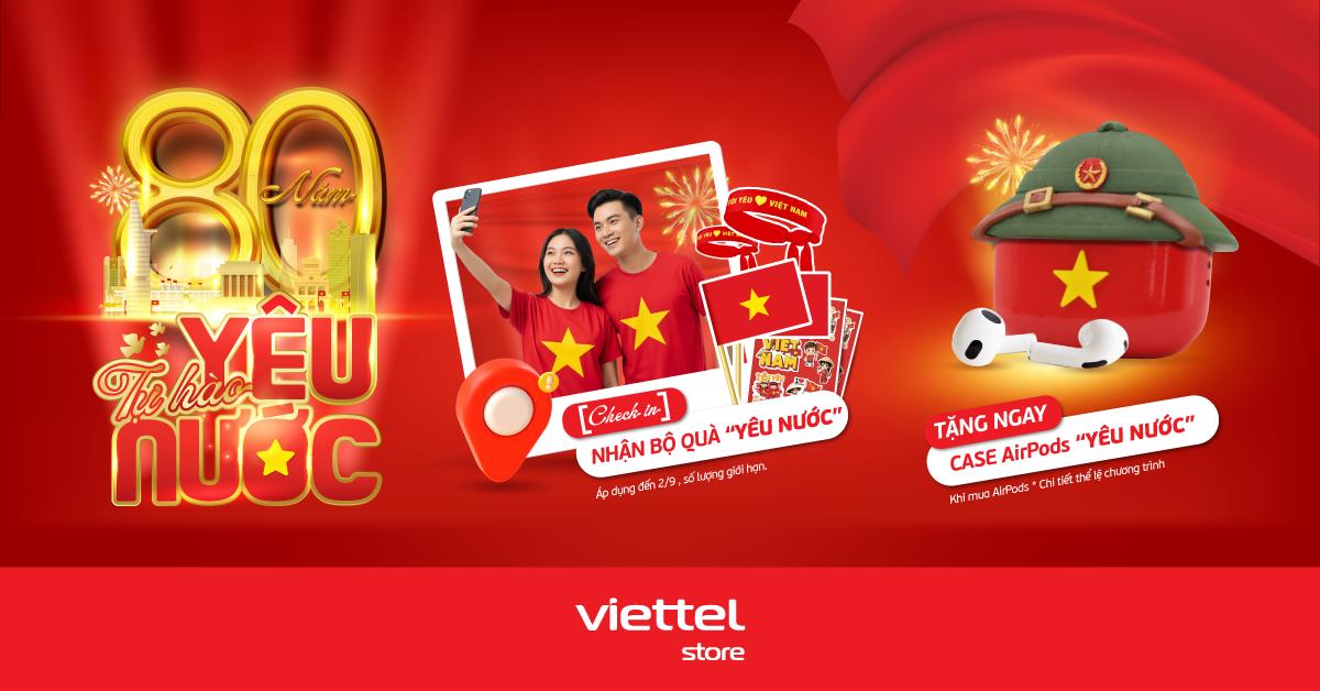 Viettel Store khởi động chương trình "Tự hào yêu nước" mừng 80 năm Quốc khánh 2/9- Ảnh 2.