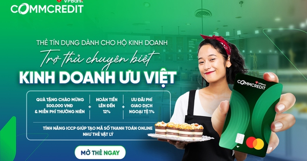 VPBank CommCredit - thẻ tín dụng tiên phong cho hộ kinh doanh tại Việt Nam- Ảnh 1.