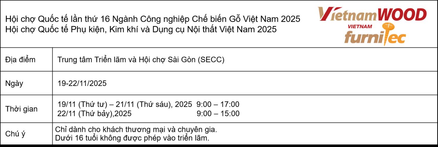 VietnamWood 2025 trở lại với 8 gian hàng đánh dấu hợp tác và đổi mới toàn cầu- Ảnh 4.