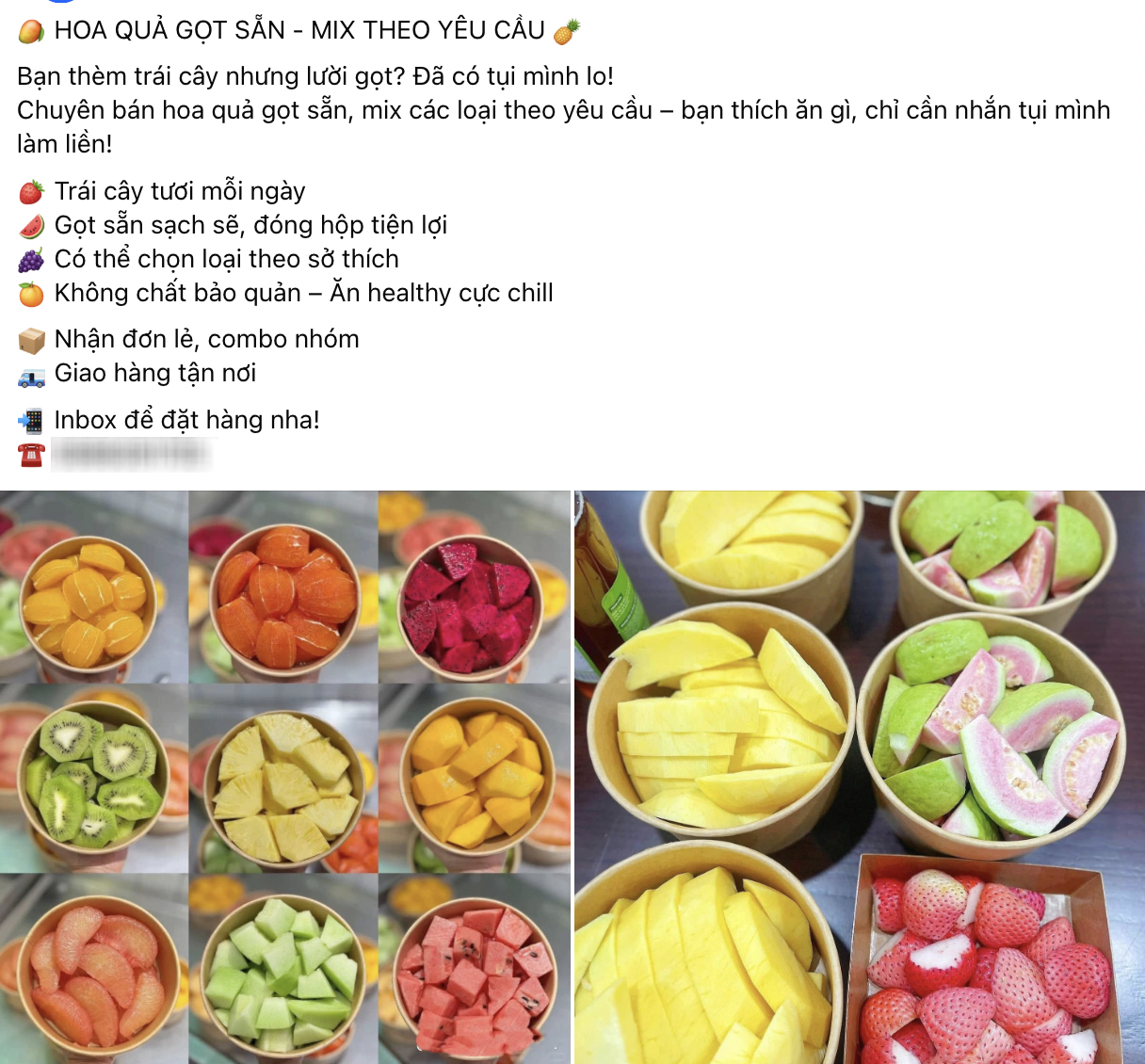 Kinh doanh hoa quả gọt sẵn: Tiện đủ mọi đường, người mua thì thích, người bán cũng vui, có shop bán cả nghìn đơn- Ảnh 2.
