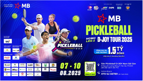 MB Pickleball D-Joy Tour 2025 | HCMC Leg 2 chính thức khởi tranh- Ảnh 1.