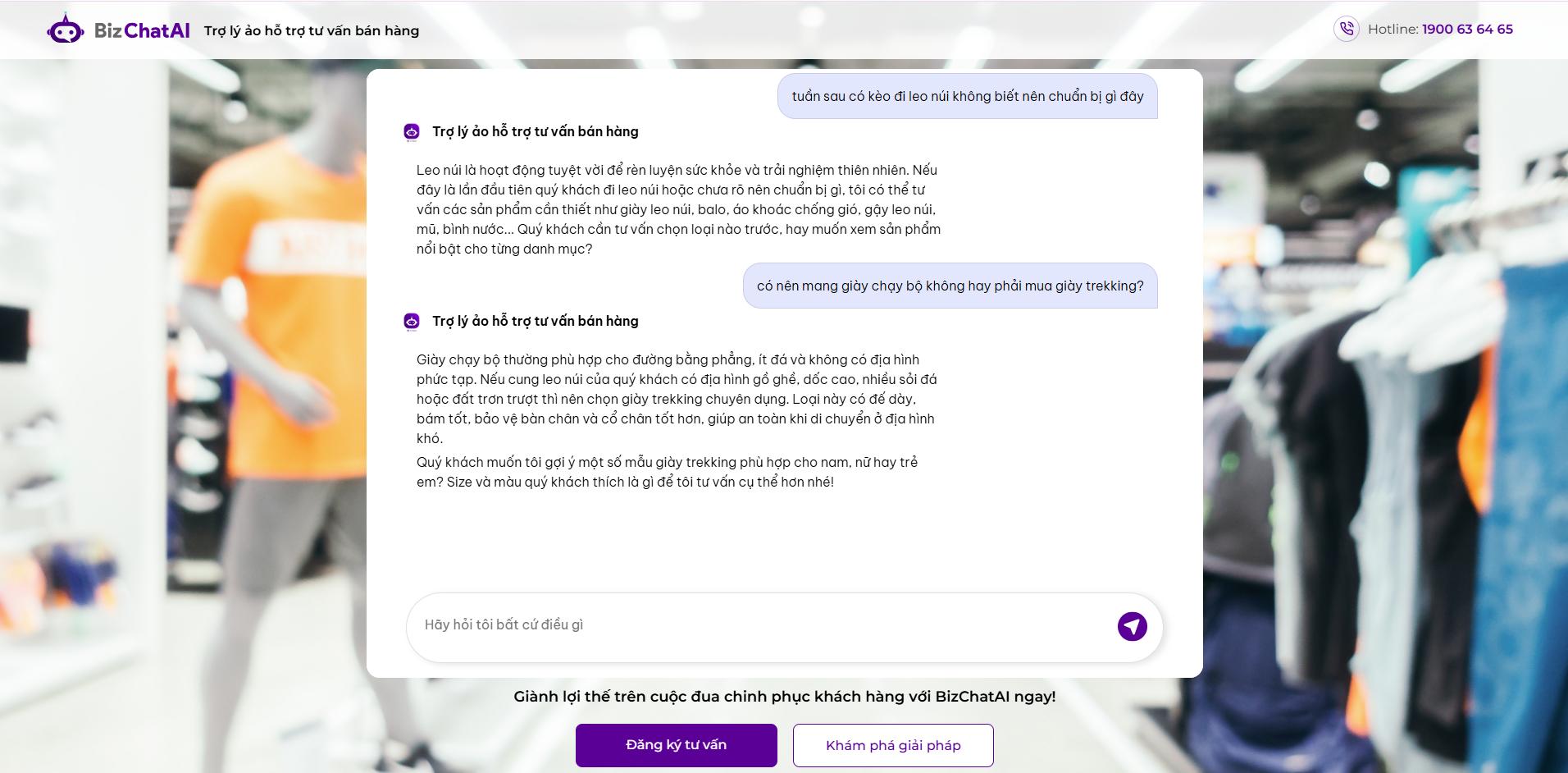 Gen Z muốn được AI tư vấn, thương hiệu thể thao chọn BizChatAI- Ảnh 3.