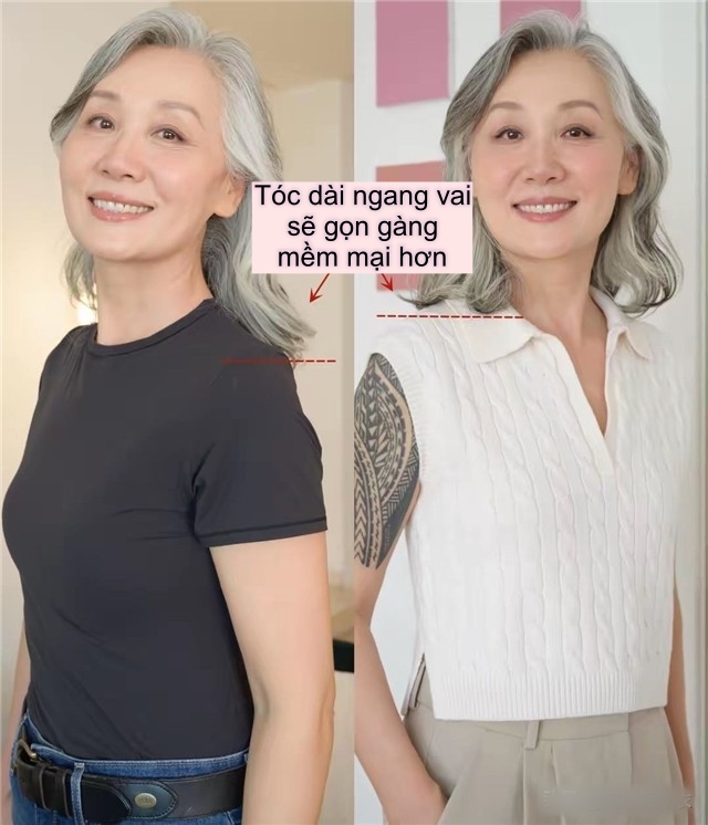 Bước vào tuổi trung niên, tôi nhận ra: Không phải cứ nhuộm đen là trẻ, đôi khi bạc tự nhiên lại sang hơn- Ảnh 9.
