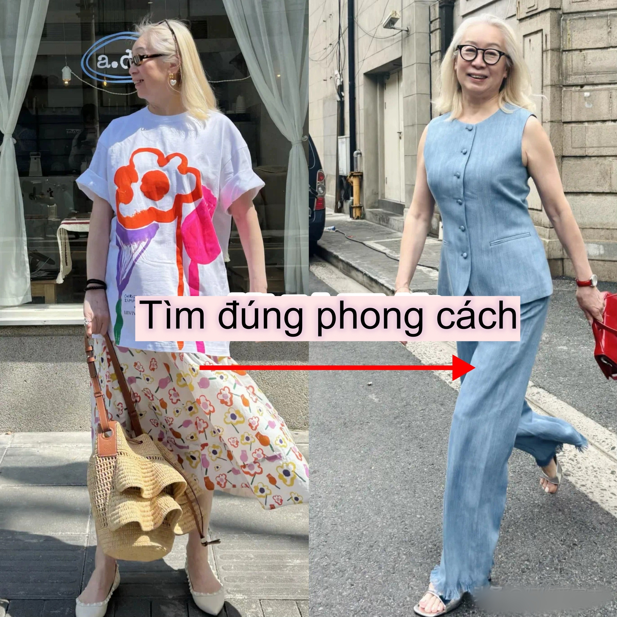 Phụ nữ tuổi 40+ nên tránh mặc áo hoa sặc sỡ, chọn đồ dáng suông thẳng để che khuyết điểm- Ảnh 8.