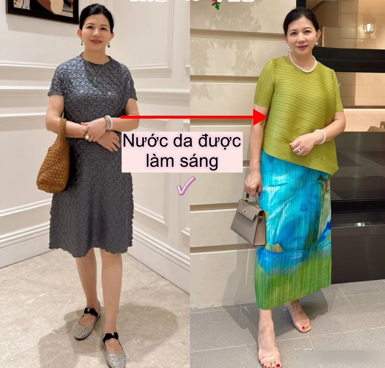 Phụ nữ tuổi 40+ nên tránh mặc áo hoa sặc sỡ, chọn đồ dáng suông thẳng để che khuyết điểm- Ảnh 14.