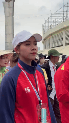 Dàn VĐV Việt Nam xinh tươi, rạng rỡ tập luyện diễu hành A80: "Vinh dự và tự hào to lớn của chúng em!"- Ảnh 1.