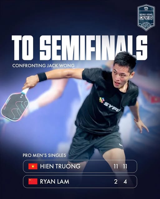 Đẳng cấp Pickleball Việt Nam: 3 đại diện có mặt tại bán kết đơn nam PPA Tour Asia Hongkong 2025- Ảnh 3.