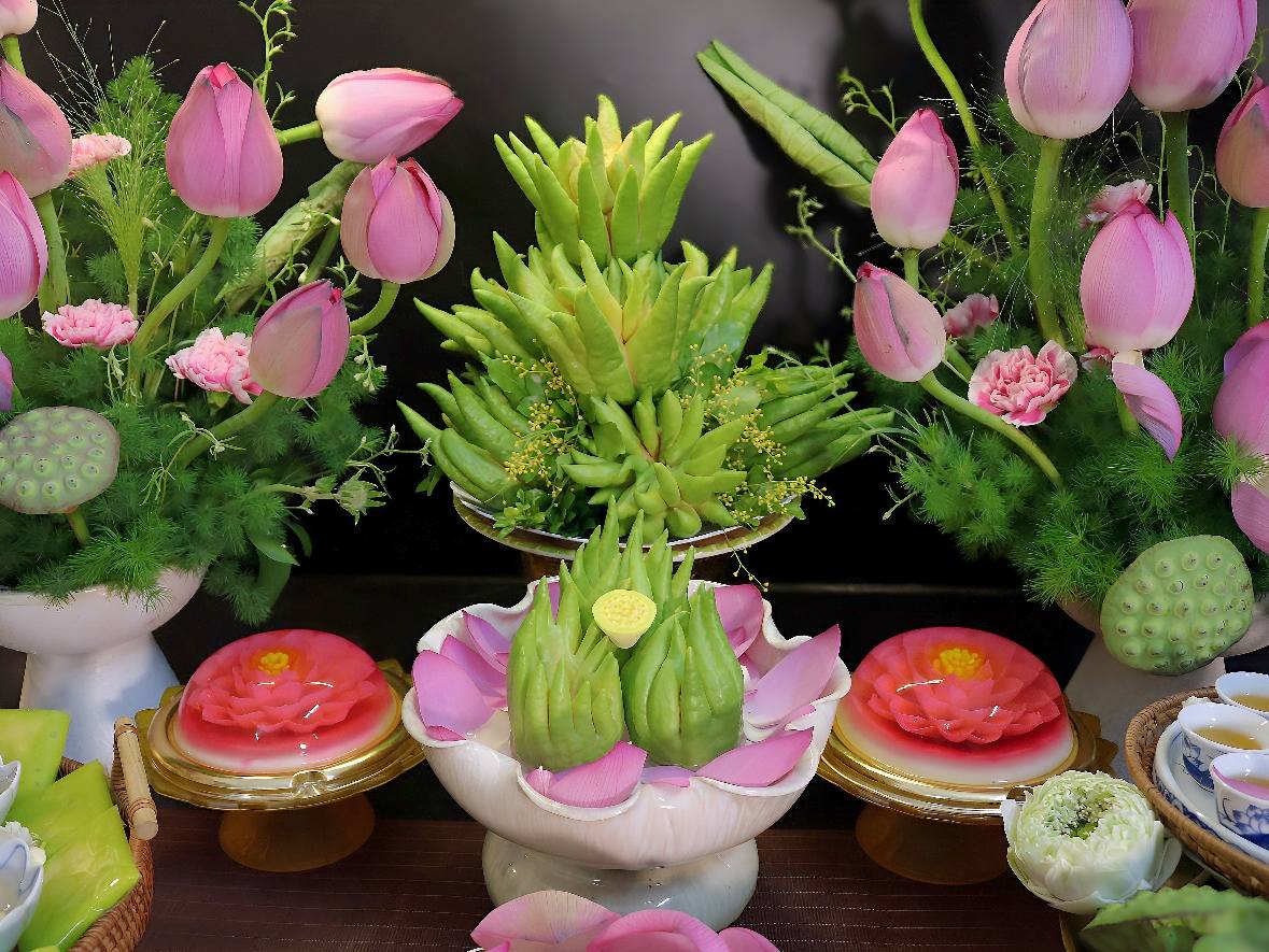 Ngày mùng 1 tháng 7 Âm lịch: Mâm cúng gồm những gì và bày thế nào để chiêu lộc, đón may mắn?- Ảnh 9.