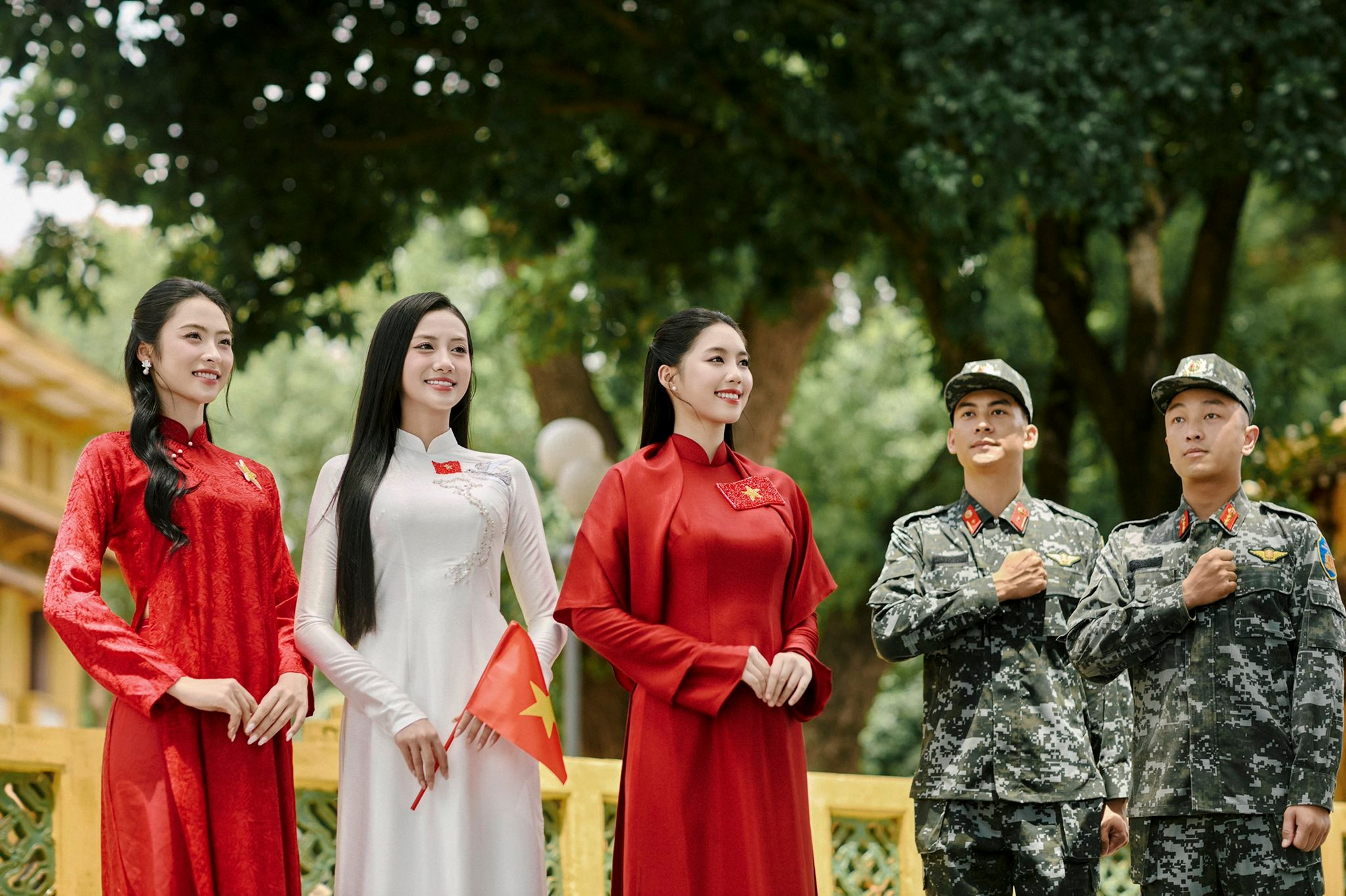 Thiếu tá Công an nhập vai "girl phố" Mai Ly lan tỏa lòng tự hào dân tộc qua tà áo dài truyền thống- Ảnh 6.