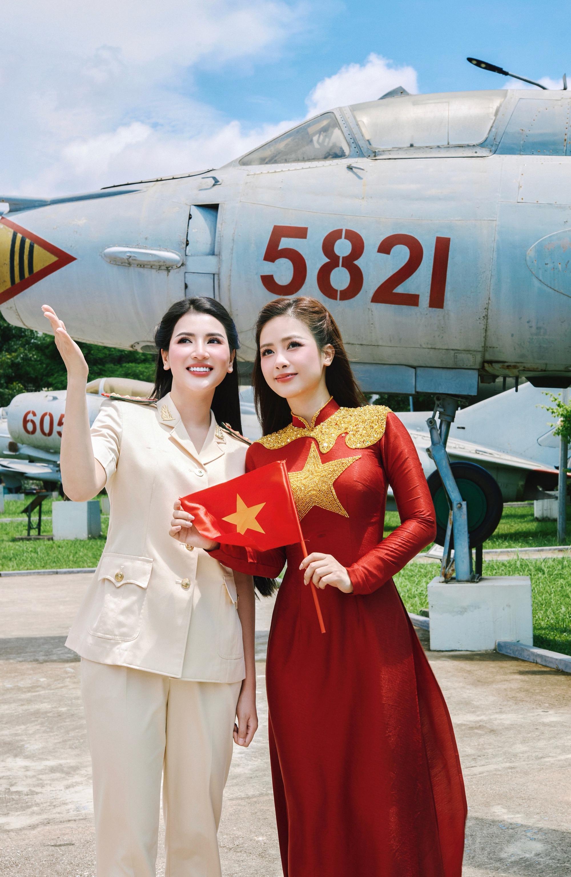 Thiếu tá Công an nhập vai "girl phố" Mai Ly lan tỏa lòng tự hào dân tộc qua tà áo dài truyền thống- Ảnh 18.