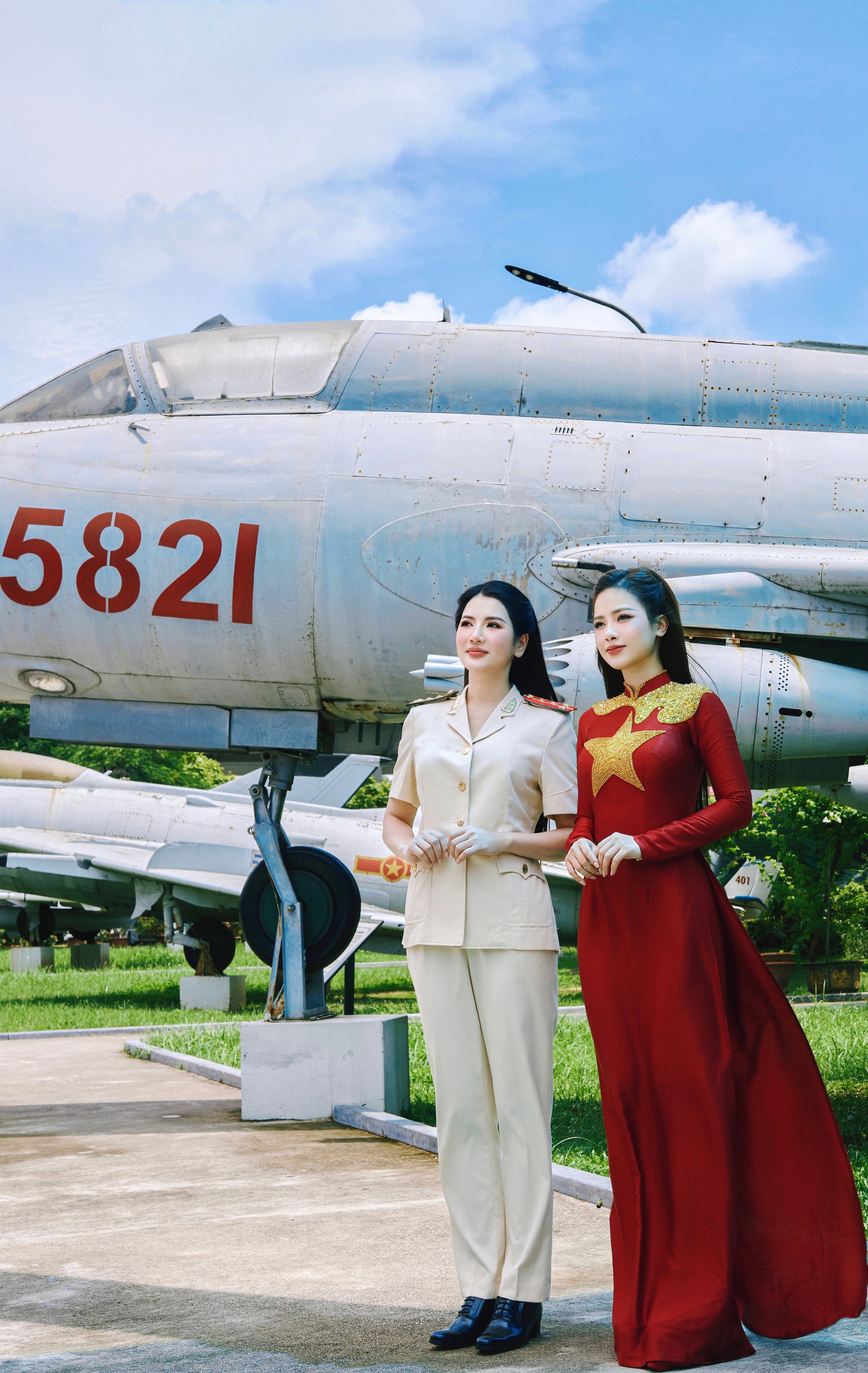 Thiếu tá Công an nhập vai "girl phố" Mai Ly lan tỏa lòng tự hào dân tộc qua tà áo dài truyền thống- Ảnh 15.