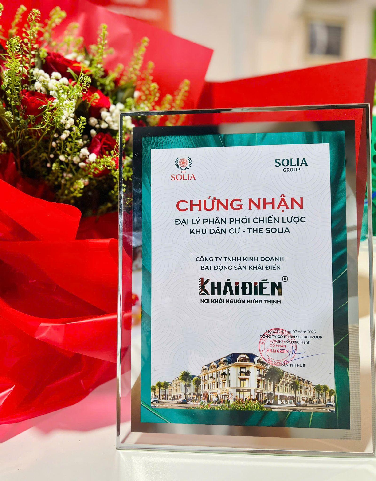 Khải Điền Group chính thức trở thành đại lý chiến lược phân phối The Solia Bến Lức- Ảnh 5.
