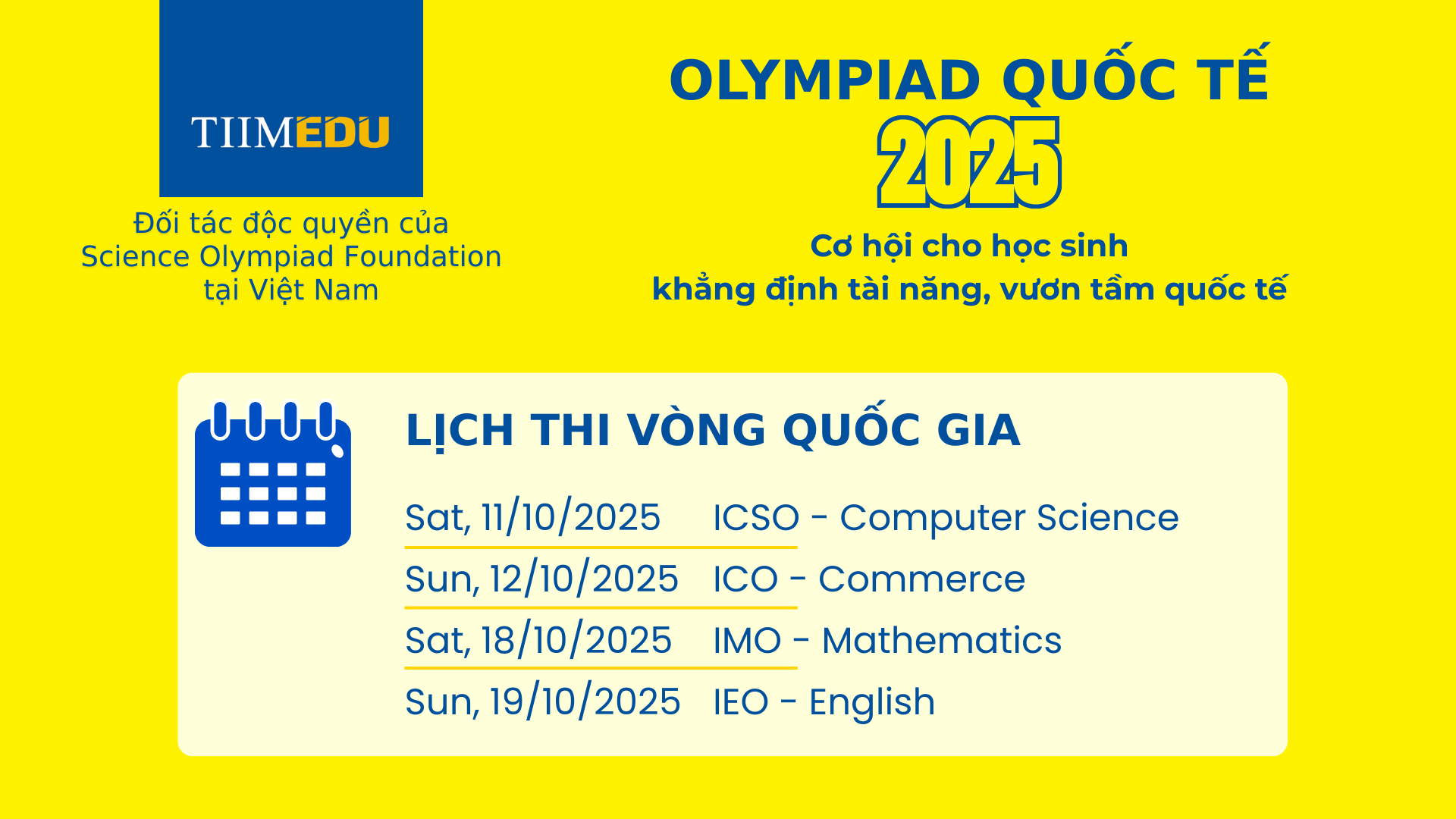 5 lý do nhất định phải dự Olympic Quốc tế IMO IEO ICSO ICO- Ảnh 2. 5 lý do nhất định phải dự Olympic Quốc tế IMO IEO ICSO ICO- Ảnh 2.