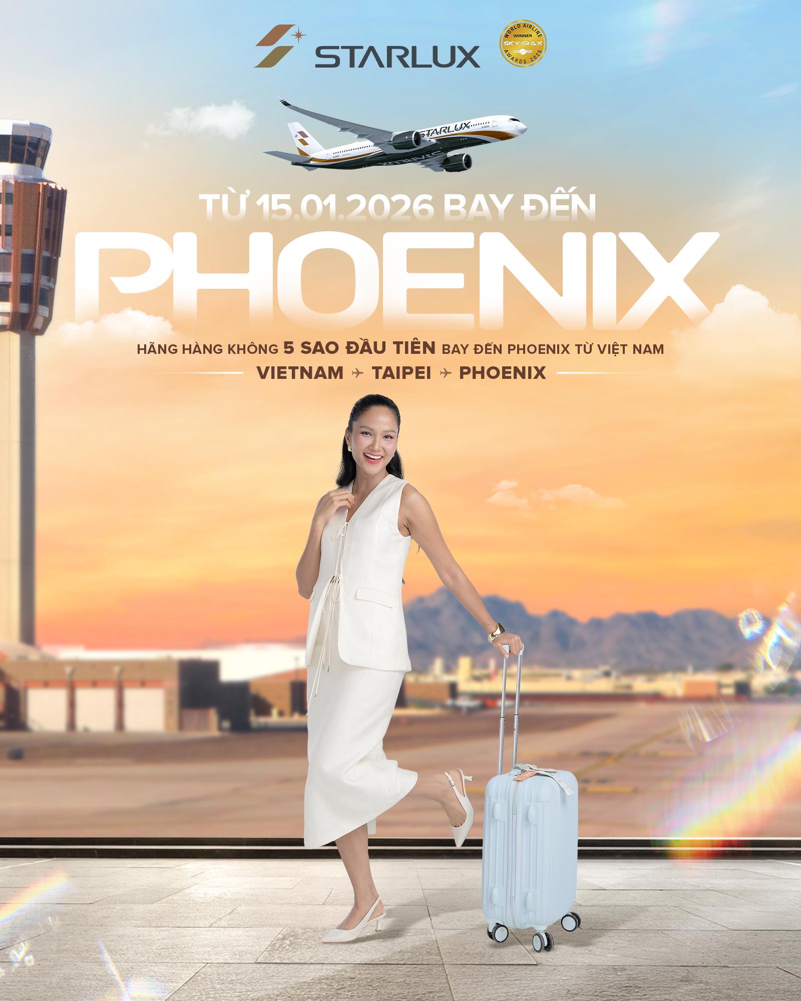 STARLUX Airlines mở tuyến bay mới: Kết nối từ Việt Nam đến Phoenix, Arizona qua Đài Bắc- Ảnh 2. STARLUX Airlines mở tuyến bay mới: Kết nối từ Việt Nam đến Phoenix, Arizona qua Đài Bắc- Ảnh 2.