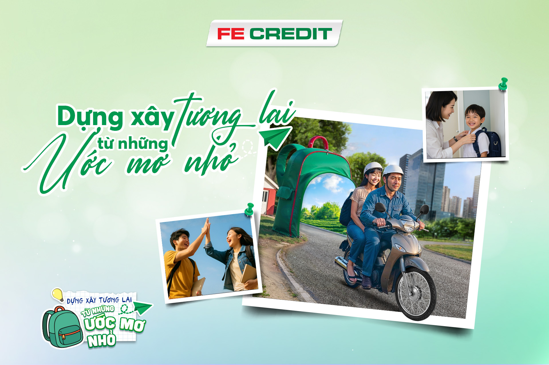 Cùng FE CREDIT “Dựng xây tương lai từ những ước mơ nhỏ” mùa tựu trường 2025- Ảnh 1.
