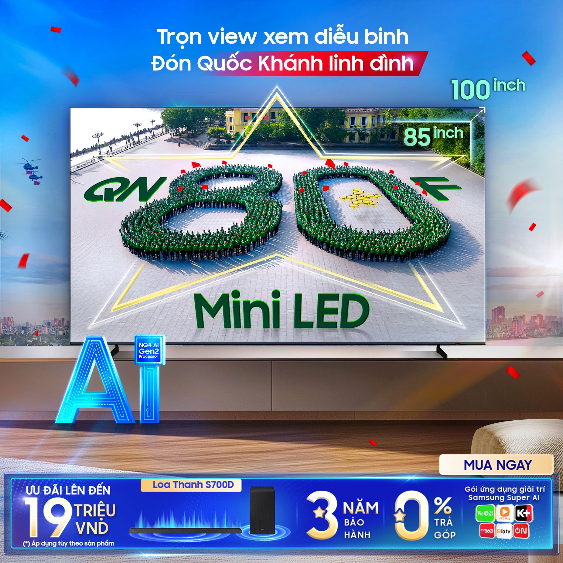 5 lý do Samsung AI TV là lựa chọn hoàn hảo cho trải nghiệm đón Quốc khánh tại gia- Ảnh 3.