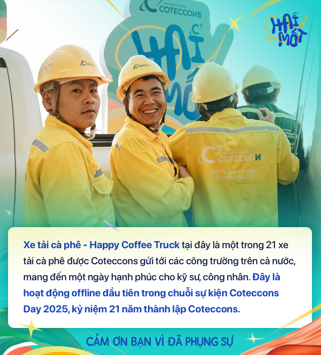 “Cưng” công nhân xây dựng như Coteccons: Gửi xe cà phê đến 21 công trường- Ảnh 4.