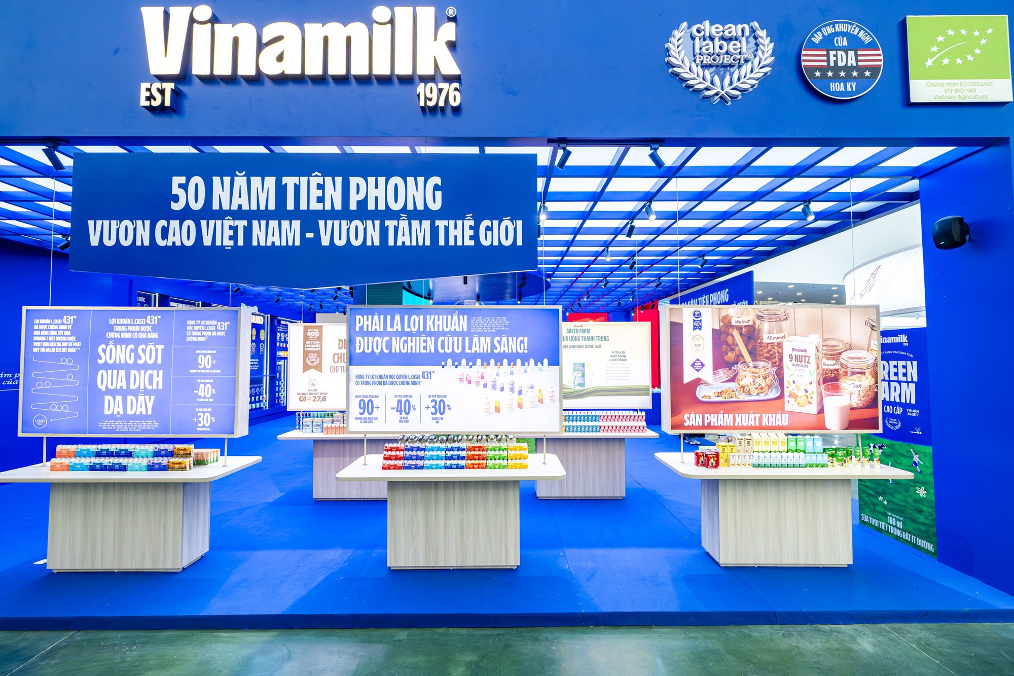 Thích thú trải nghiệm không gian trưng bày của Vinamilk tại Triển lãm thành tựu đất nước 80 năm- Ảnh 1. Thích thú trải nghiệm không gian trưng bày của Vinamilk tại Triển lãm thành tựu đất nước 80 năm- Ảnh 1.
