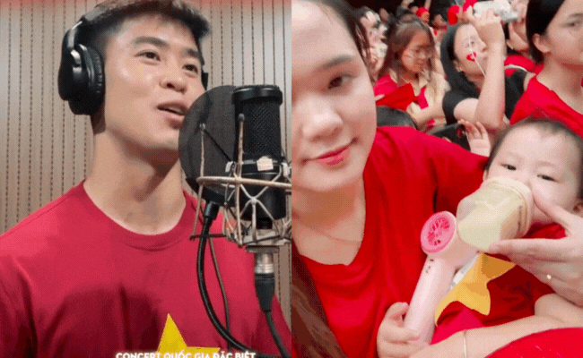 Duy Mạnh điển trai cùng dàn nghệ sĩ biểu diễn tại concert Quốc gia 2/9, Quỳnh Anh chuẩn "vợ đảm" ở nhà chăm con- Ảnh 1. Duy Mạnh điển trai cùng dàn nghệ sĩ biểu diễn tại concert Quốc gia 2/9, Quỳnh Anh chuẩn "vợ đảm" ở nhà chăm con- Ảnh 1.