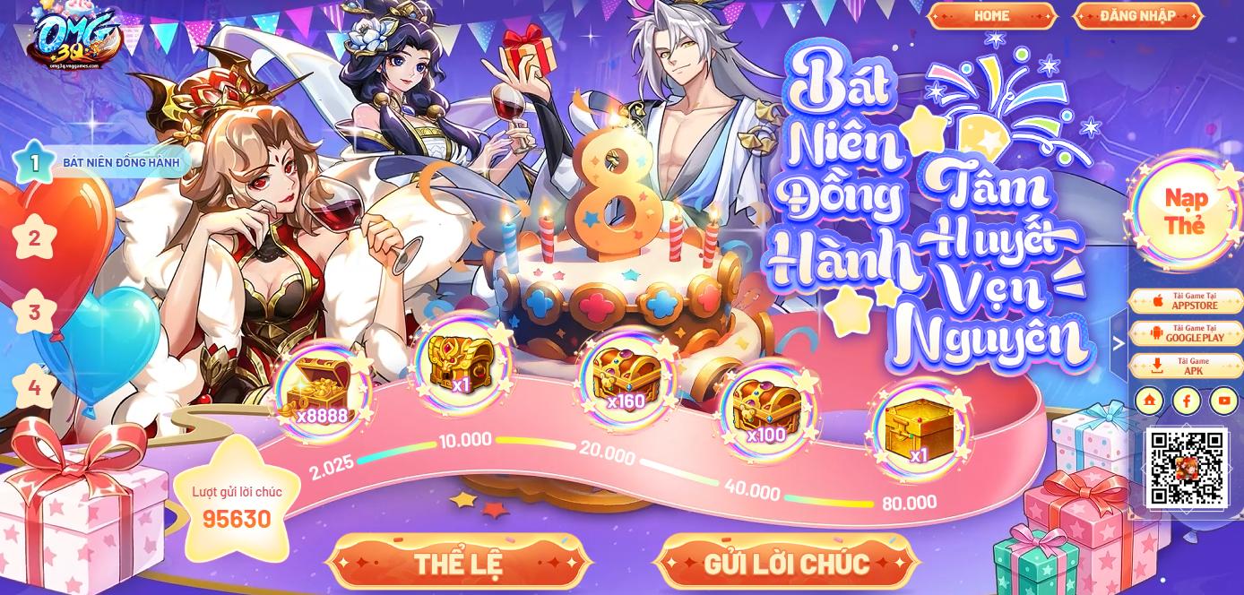 OMG 3Q kỷ niệm sinh nhật 8 năm: Huyền Thoại Game Đấu Tướng - Vô vàn sự kiện và quà tặng Khủng- Ảnh 3.