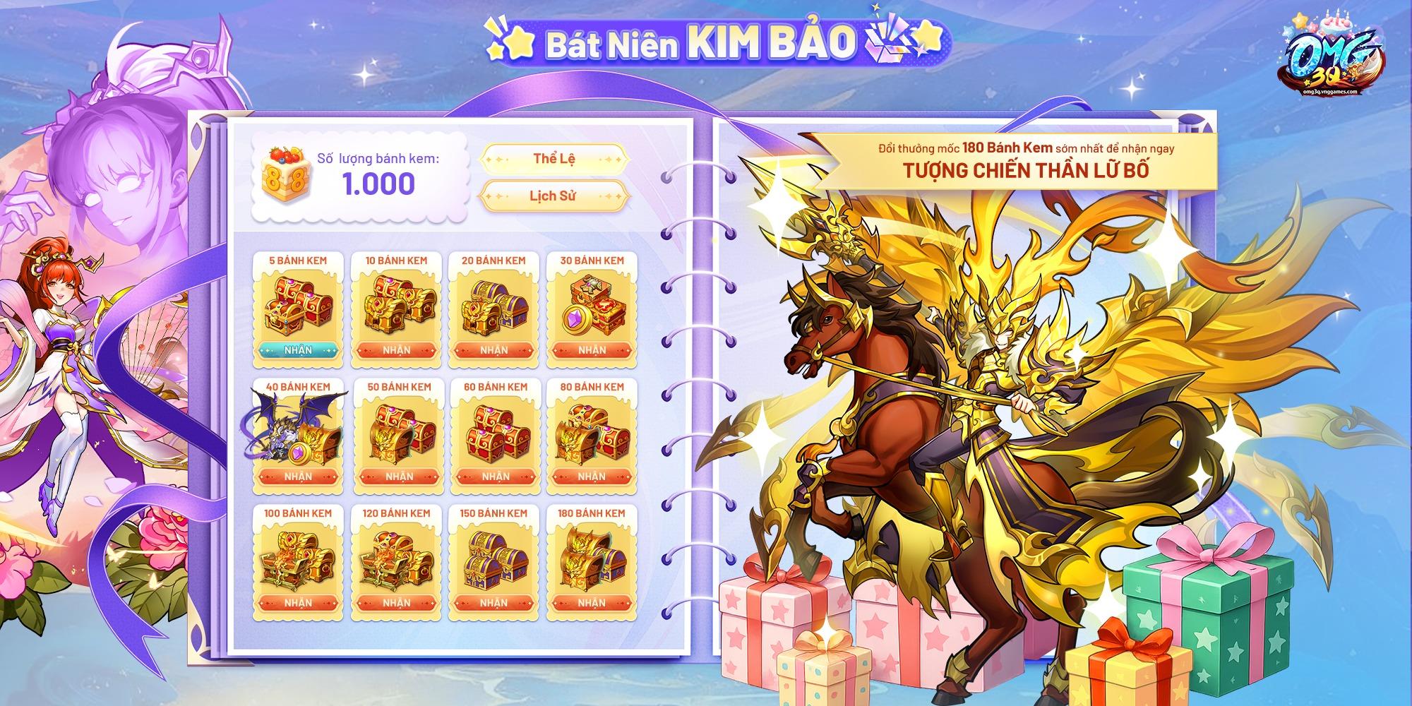 OMG 3Q kỷ niệm sinh nhật 8 năm: Huyền Thoại Game Đấu Tướng - Vô vàn sự kiện và quà tặng Khủng- Ảnh 4.