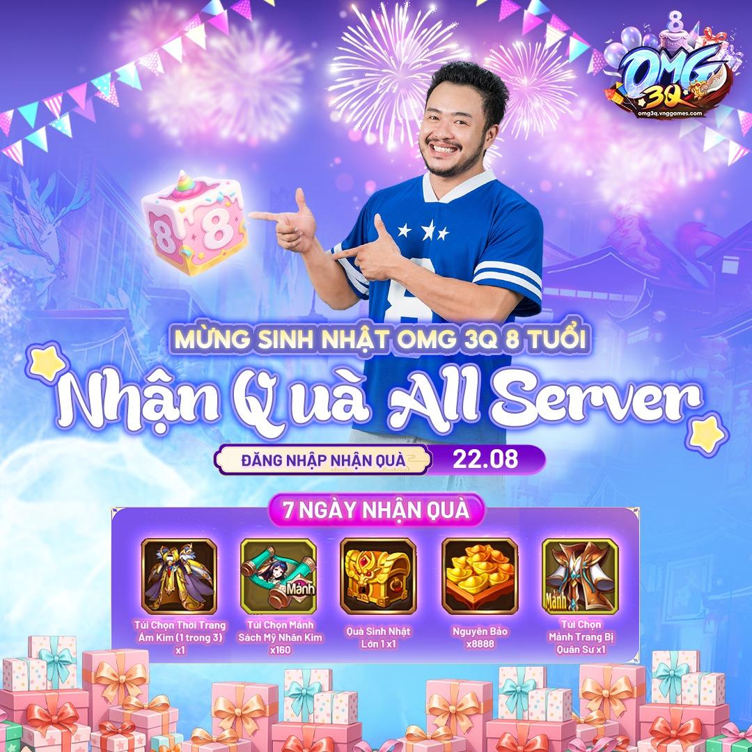 OMG 3Q kỷ niệm sinh nhật 8 năm: Huyền Thoại Game Đấu Tướng - Vô vàn sự kiện và quà tặng Khủng- Ảnh 5.