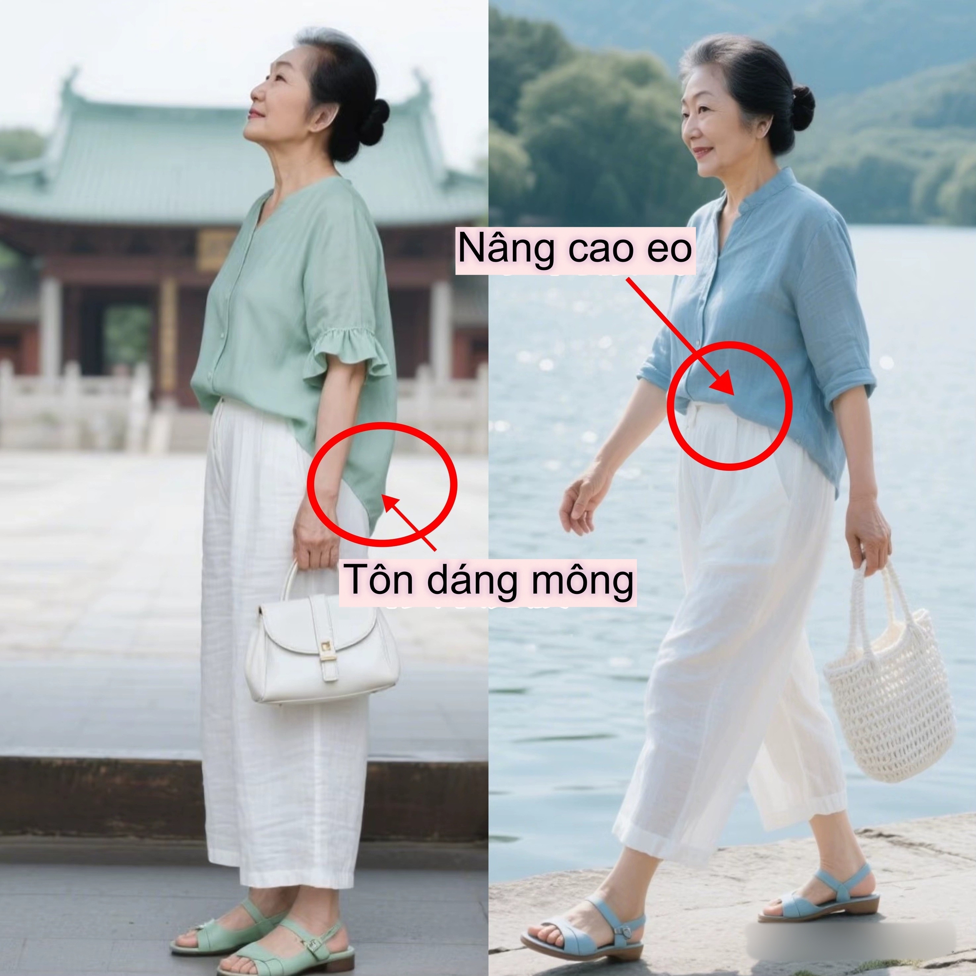 Phụ nữ trung niên có vòng 2 “kém thon” nên thử ngay cách sơ vin này: Tôn dáng và đẹp tuyệt vời!- Ảnh 9.