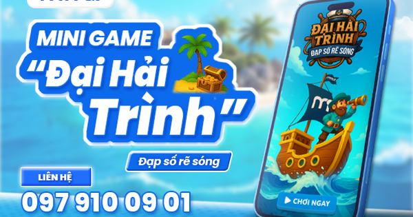 Mini AI ra mắt cuộc thi "Đại Hải Trình - Đạp số rẽ sóng"- Ảnh 1. Mini AI ra mắt cuộc thi "Đại Hải Trình - Đạp số rẽ sóng"- Ảnh 1.