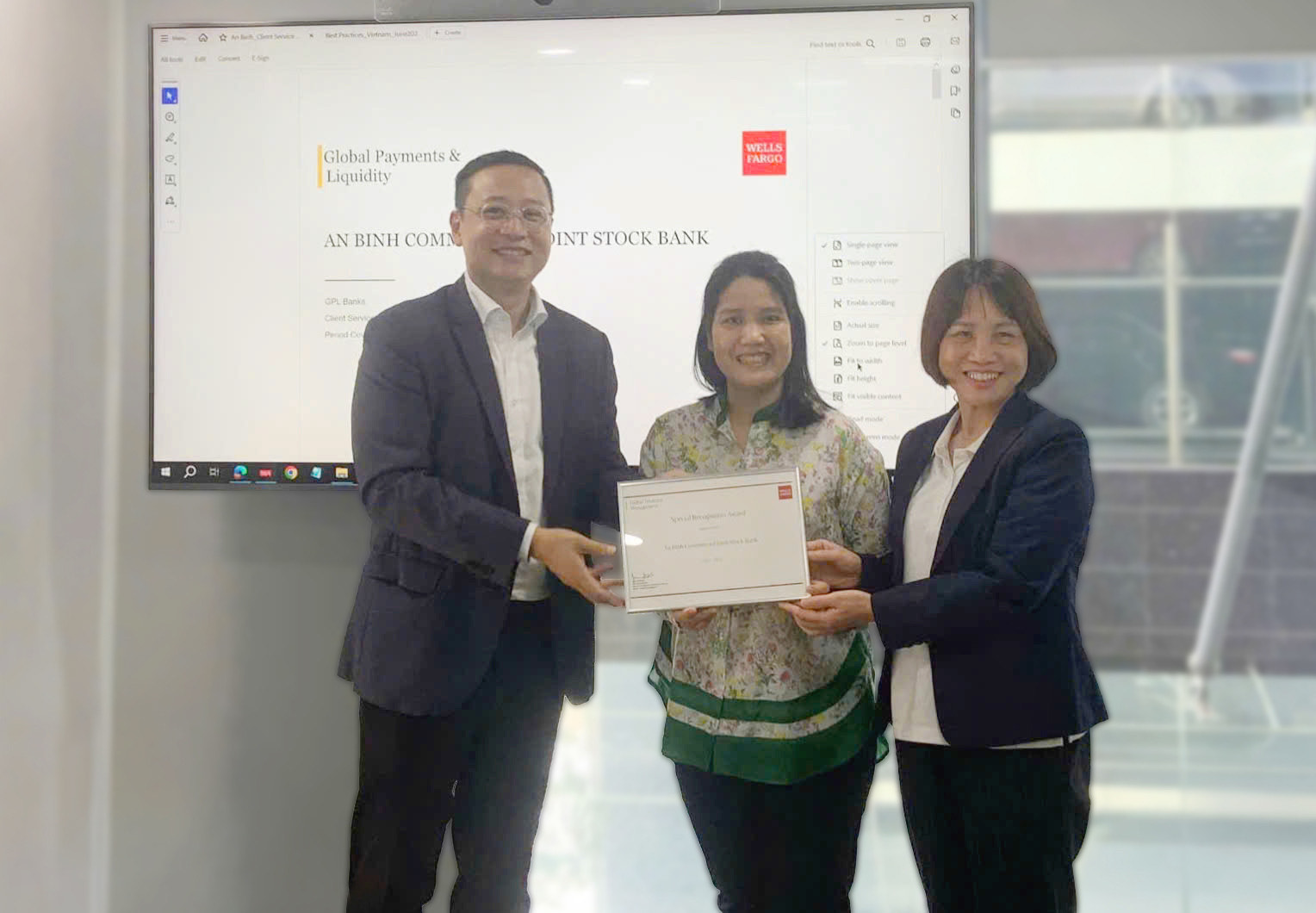ABBANK được Wells Fargo vinh danh ngân hàng có chất lượng thanh toán quốc tế xuất sắc- Ảnh 2.