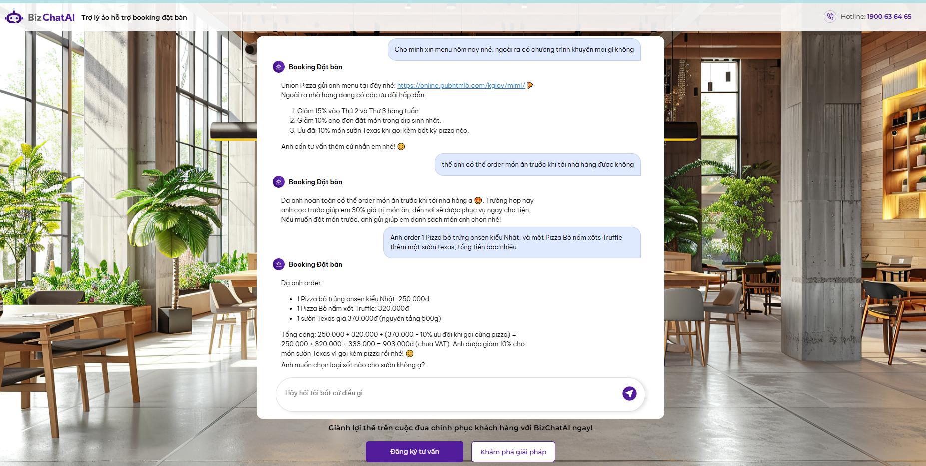 BizChatAI xử lý 1.000 booking mùa cao điểm, doanh nghiệp không lo bỏ lỡ khách nóng- Ảnh 4. BizChatAI xử lý 1.000 booking mùa cao điểm, doanh nghiệp không lo bỏ lỡ khách nóng- Ảnh 4.
