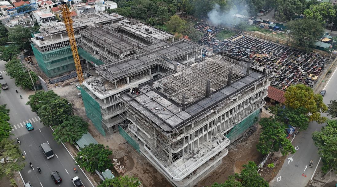 Một phường ở Hà Nội có tận 2 trường TO ĐẸP xây gần xong: Trẻ tiểu học và THPT sắp tới có thêm lựa chọn!- Ảnh 2.