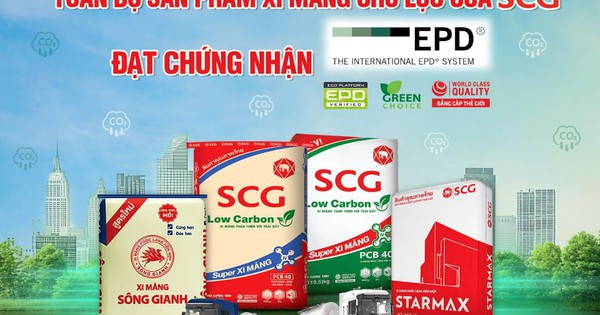 SCG Việt Nam đạt chứng nhận EPD cho toàn bộ xi măng chủ lực- Ảnh 1.