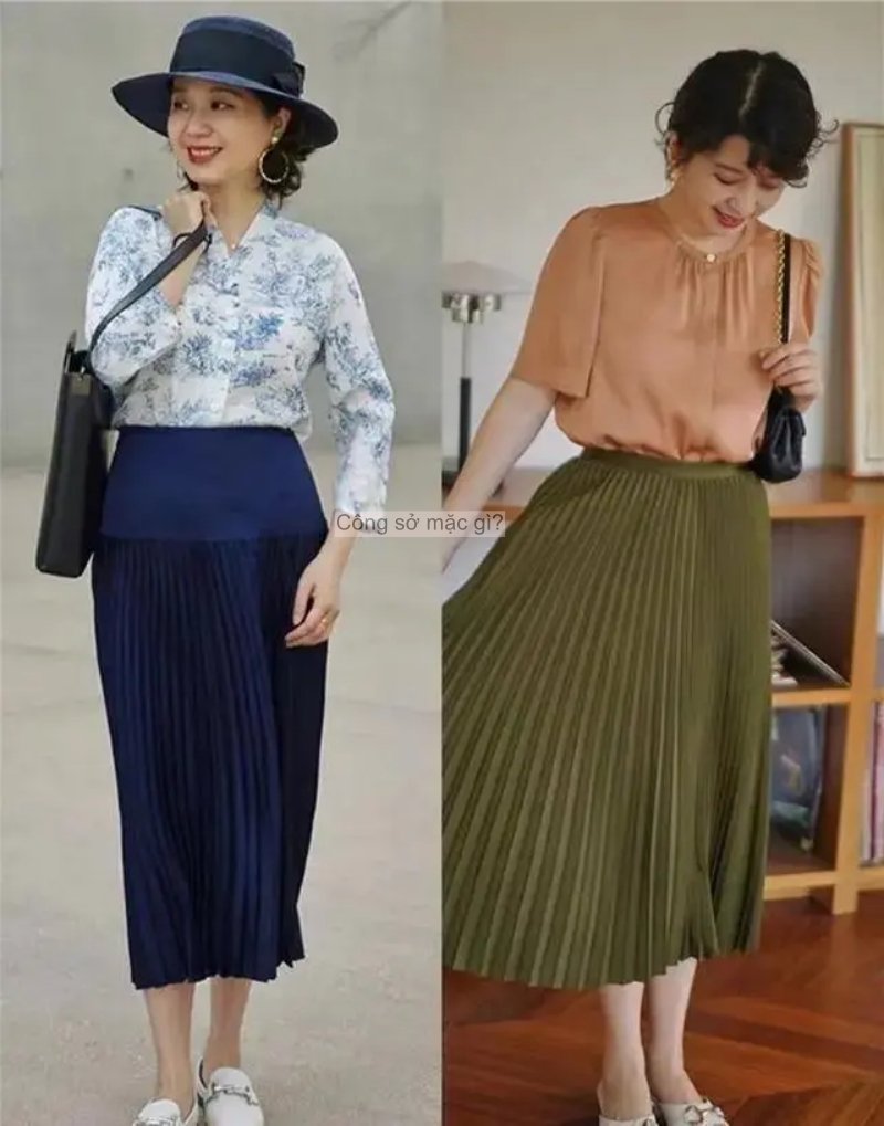 Đầu thu, “áo khoác mỏng + váy dài” hot rần rần! Phụ nữ trung niên mặc thế này ắt thăng hạng khí chất- Ảnh 5.
