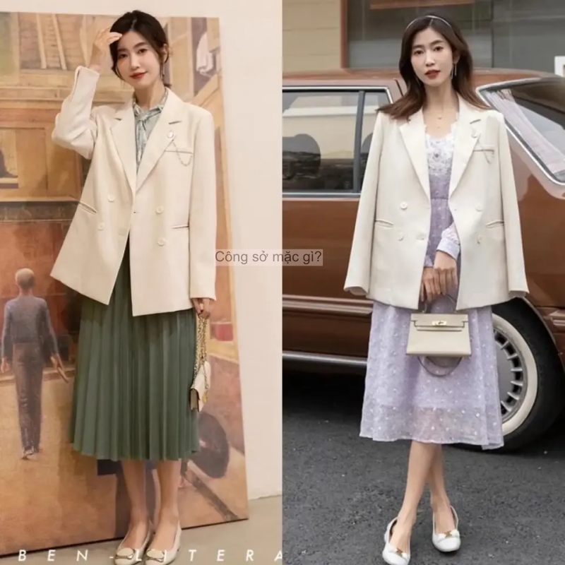 Đầu thu, “áo khoác mỏng + váy dài” hot rần rần! Phụ nữ trung niên mặc thế này ắt thăng hạng khí chất- Ảnh 8.