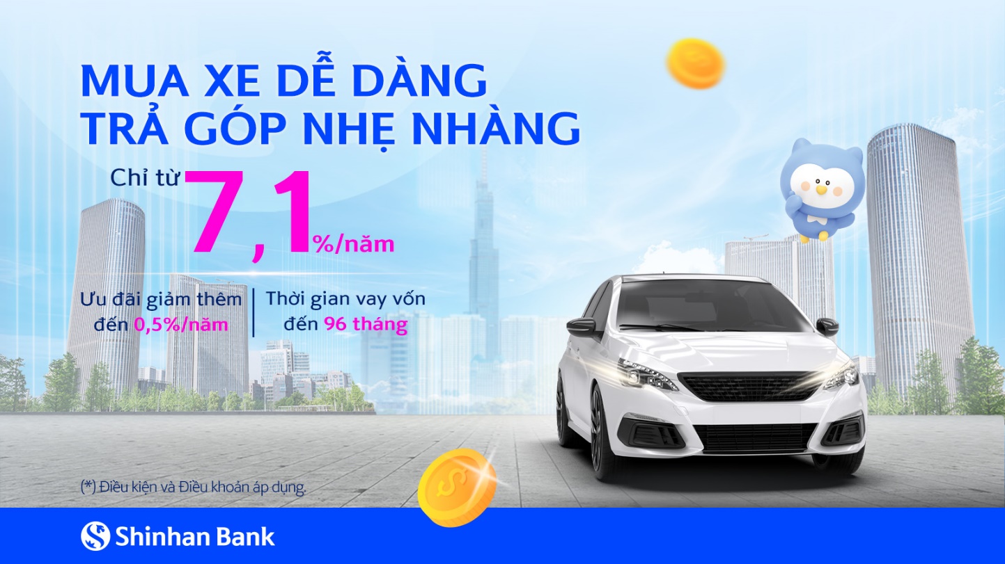Ngân hàng Shinhan ưu đãi gói vay mua xe điện – Đồng hành cùng lối sống xanh- Ảnh 2.