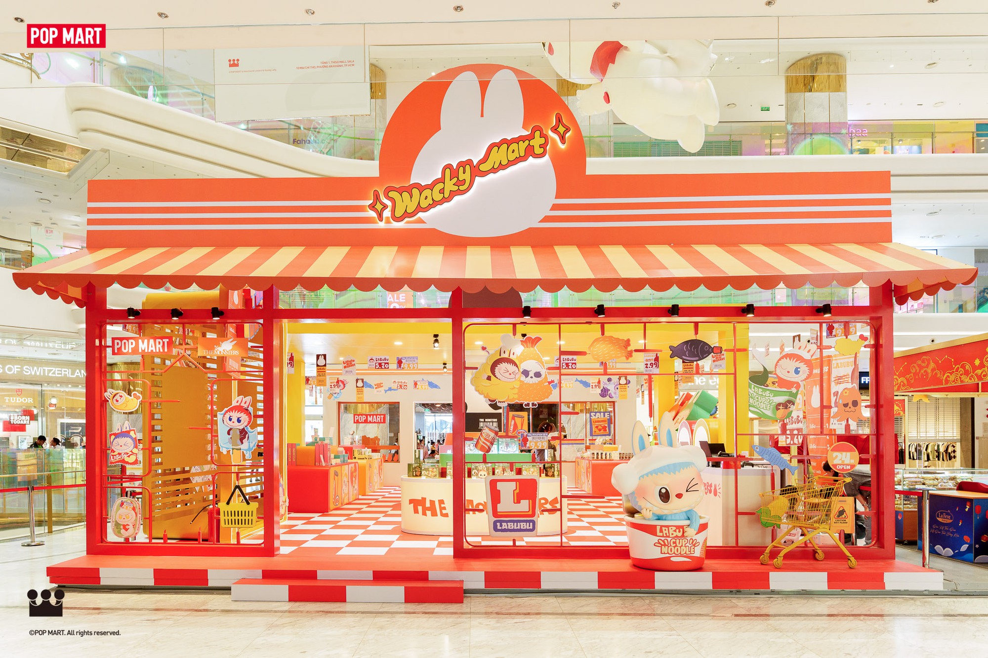 LABUBU “đổ bộ” TP.HCM với trải nghiệm mua sắm Wacky Mart cực kỳ độc đáo- Ảnh 1.