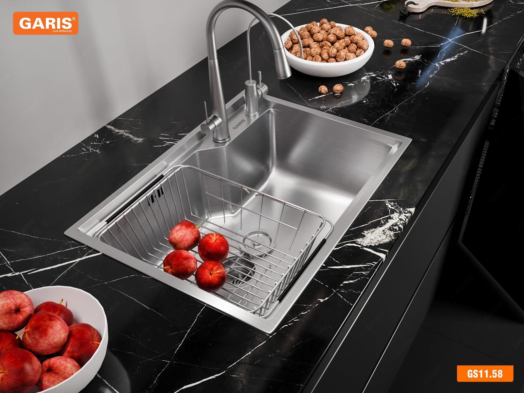 Chậu rửa bát 1 hố hay 2 hố – đâu là sự lựa chọn hợp lý cho căn bếp của bạn?- Ảnh 2.