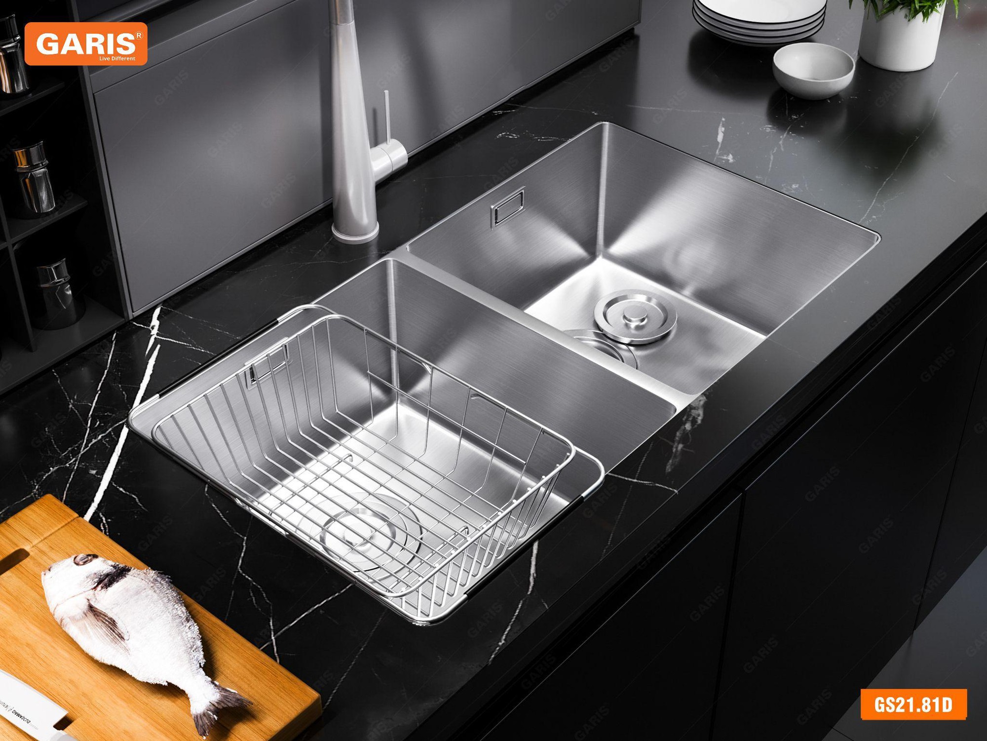 Chậu rửa bát 1 hố hay 2 hố – đâu là sự lựa chọn hợp lý cho căn bếp của bạn?- Ảnh 3.