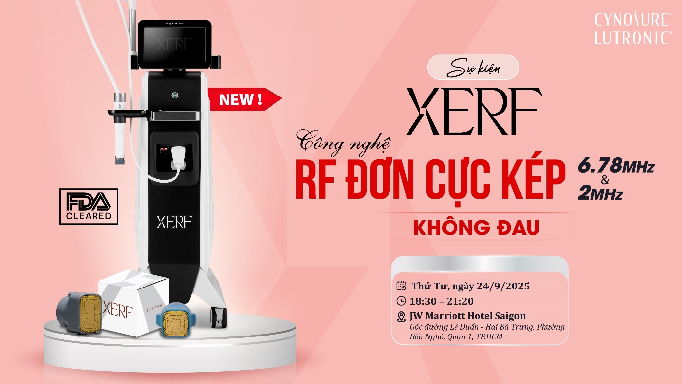 Chính thức ra mắt công nghệ RF trẻ hóa da không đau từ Hoa Kỳ - XERF- Ảnh 1.