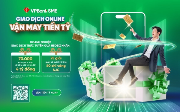 Gần 1 tỷ điểm thưởng đã về tay các doanh nghiệp giao dịch online trên VPBank NEOBiz- Ảnh 1.