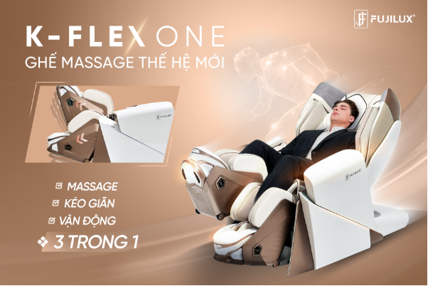 Ghế massage K-FLEX ONE của FujiLux – Định hình xu hướng robot massage thế hệ mới- Ảnh 2.