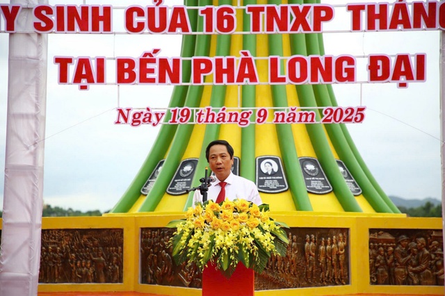 Khánh thành Khu tưởng niệm thanh niên xung phong hy sinh tại bến phà Long Đại- Ảnh 2.