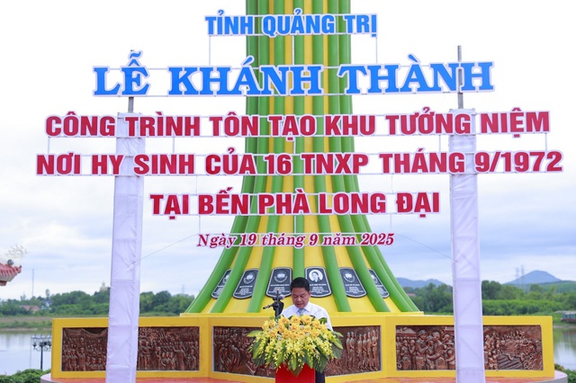 Khánh thành Khu tưởng niệm thanh niên xung phong hy sinh tại bến phà Long Đại- Ảnh 5.