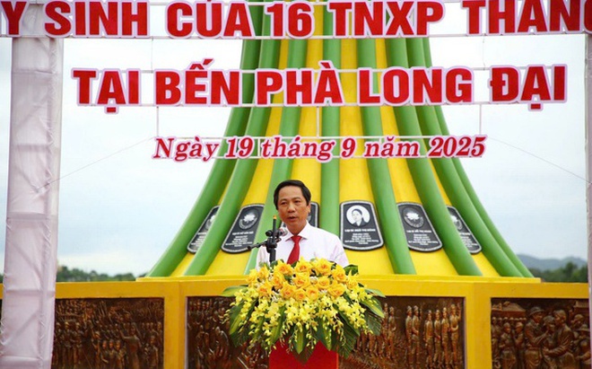 Khánh thành Khu tưởng niệm thanh niên xung phong hy sinh tại bến phà Long Đại- Ảnh 1.