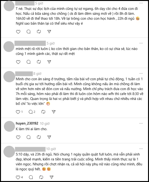 Sao hạng A cũng phải ngộp thở với lịch trình 24h của các mom hiện tại: "Không làm thì ai làm cho"- Ảnh 3.